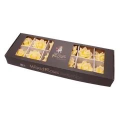 Silk roses Cream in their packaging