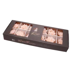 Silk roses Oceana in their packaging